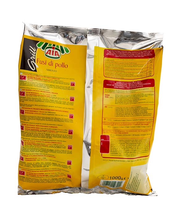FUSI DI POLLO COTTI PICCANTI CONGELATI AIA KG 1