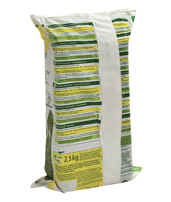 SPINACI FOGLIA 1/5 GASTRO PLACCA BONDUELLE KG 2,5