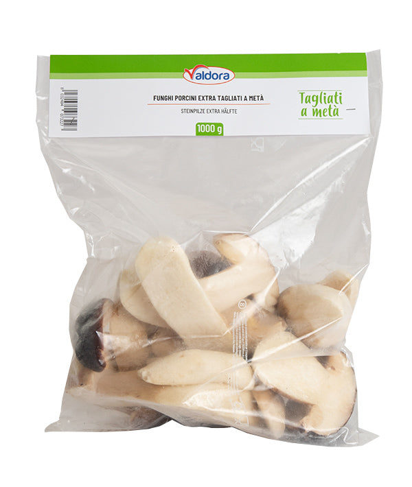 FUNGHI PORCINI EXTRA TAGLIATI A METÀ VALDORA KG 1