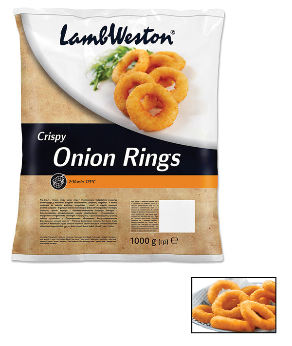 CIPOLLA ANELLI RICOMPOSTI PASTELLATI LAMB WESTON KG 1