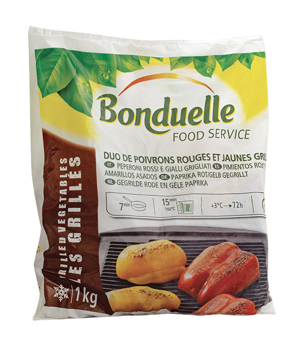 PEPERONI MEZZA FALDA GRIGLIATI BONDUELLE KG 1