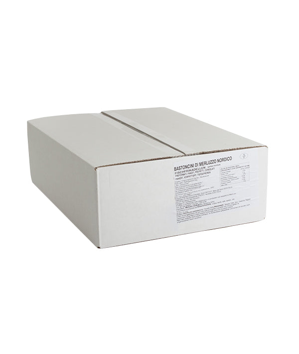 MERLUZZO NORDICO BASTONCINI PANATI GR 30 PREFRITTI KG 5