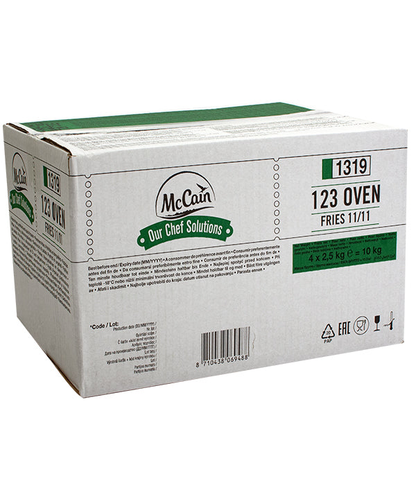 PATATE 1.2.3. FRITTE PRECOTTE 11X11 MCCAIN KG 2,5