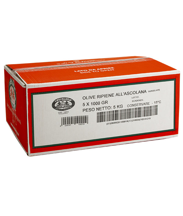 OLIVE ASCOLANE RIPIENO EXTRA PZ 55/60 L'ASCOLANA KG 1