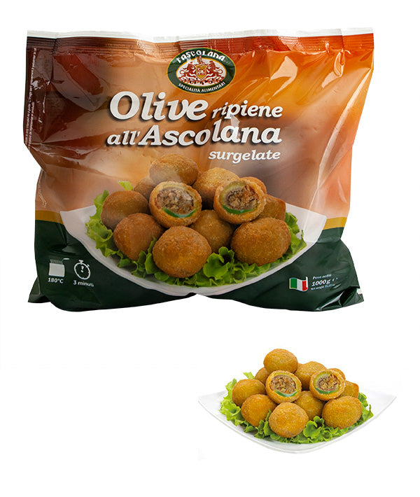 OLIVE ASCOLANE RIPIENO EXTRA PZ 55/60 L'ASCOLANA KG 1