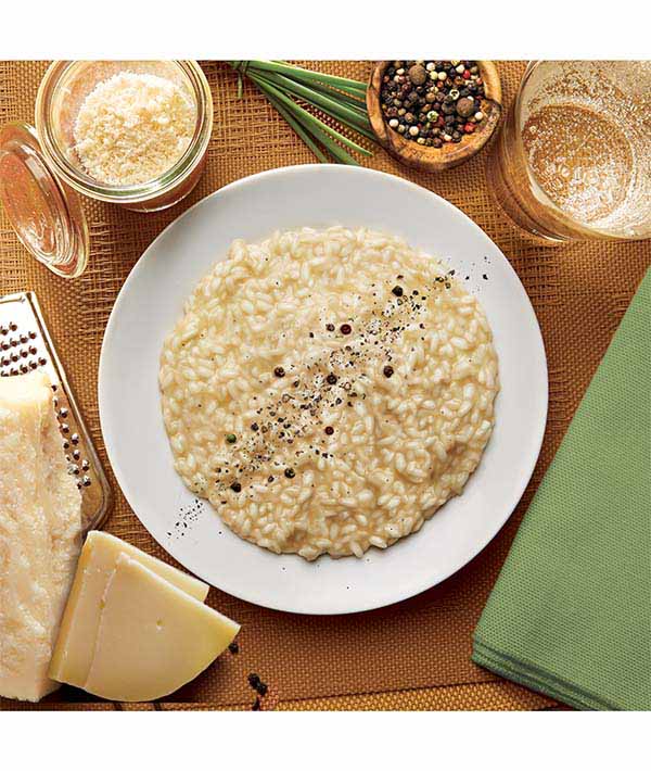 Risotto cacio e pepe Riso Scotti.