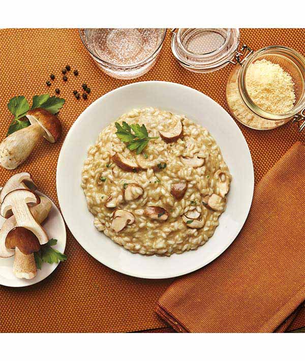 Risotto ai funghi porcini Riso Scotti.