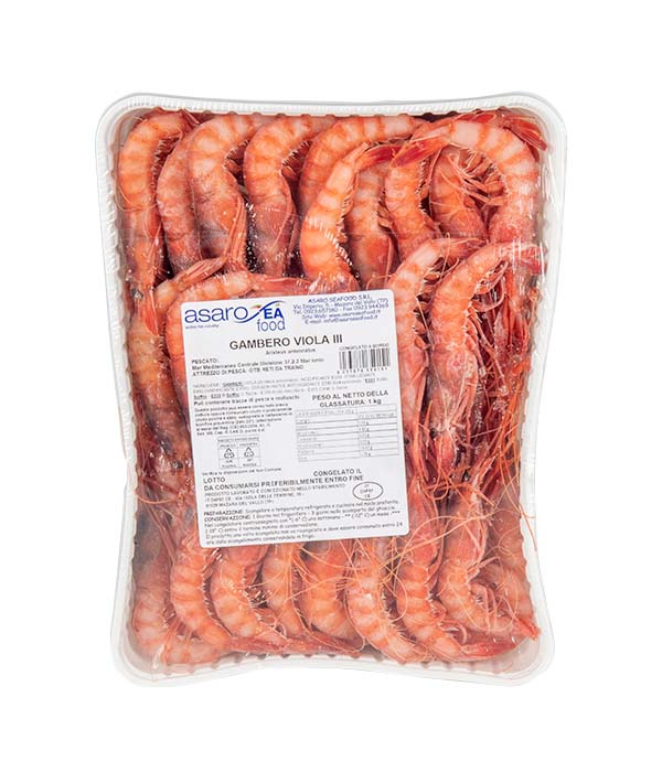 GAMBERO INTERO VIOLA 3° PEZZI 40/50 KG 1