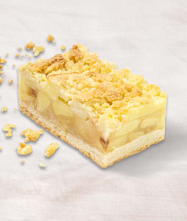 TORTA MELE CRUMBLE FROLLA 20 FETTE RETTANGOLARI
ERLENBACHER KG 3,3