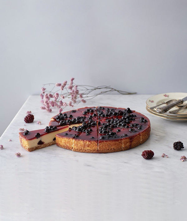 CHEESECAKE FRUTTI NERI COTTO PZ14 PRETAGLIATO MARTINUCCI KG 1,6