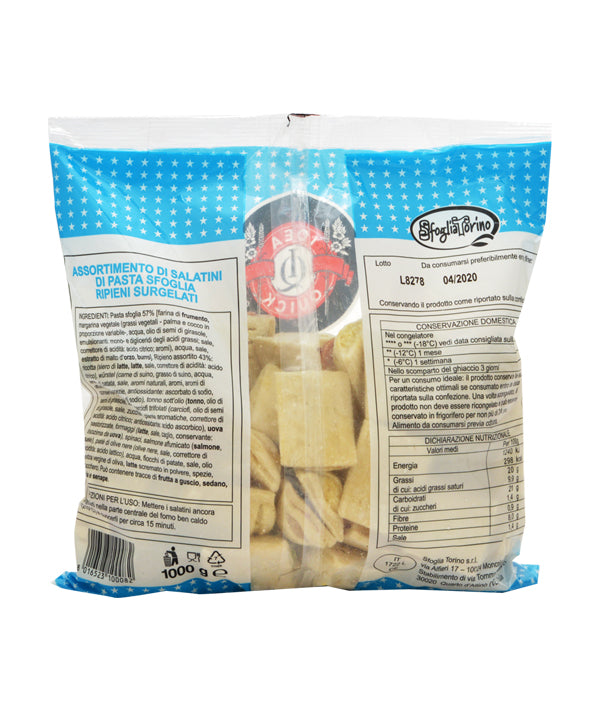 SALATINI SFOGLIA 7/GUSTI ASSORTITI QUICK TIME KG 1