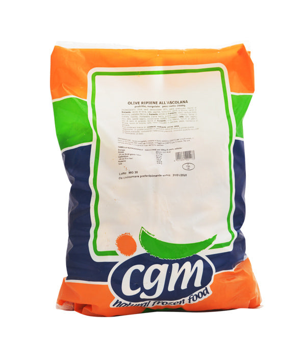 OLIVE ASCOLANE RIPIENE PREFRITTE CGM KG 2,5