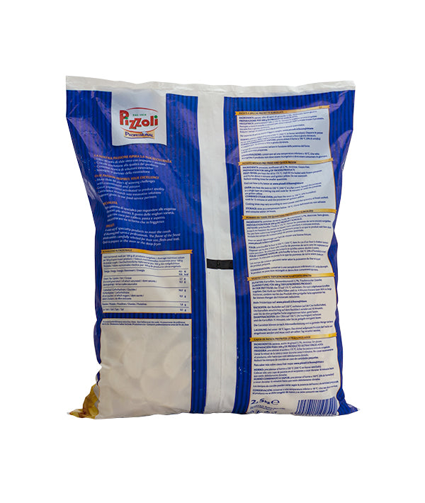 PATATE SPICCHI PROFESSIONAL SENZA BUCCIA PREFRITTI PIZZOLI KG 2,5