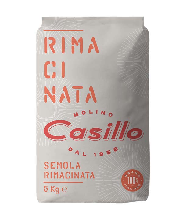 SEMOLA GRANO DURO RIMACINATA CASILLO KG 5
