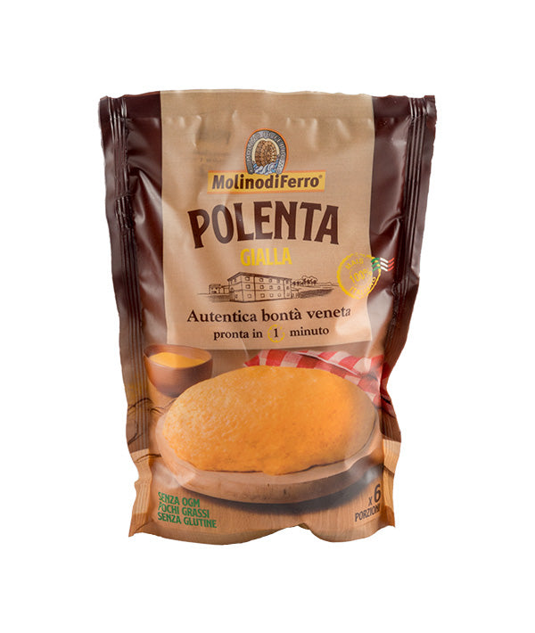 FARINA POLENTA GIALLA ISTANTANEA SENZA GLUTINE
MOLINO DI FERRO GR 360