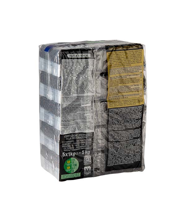RISO NERO VENERE INTEGRALE PZ 5X1 SOTTOVUOTO SCOTTI KG 5