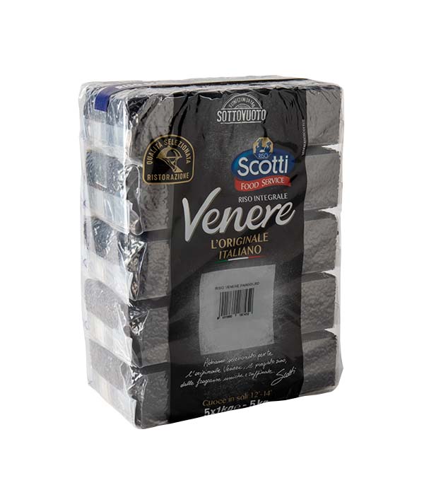RISO NERO VENERE INTEGRALE PARBOILED PZ 5X1 SOTTOVUOTO SCOTTI 
KG 5