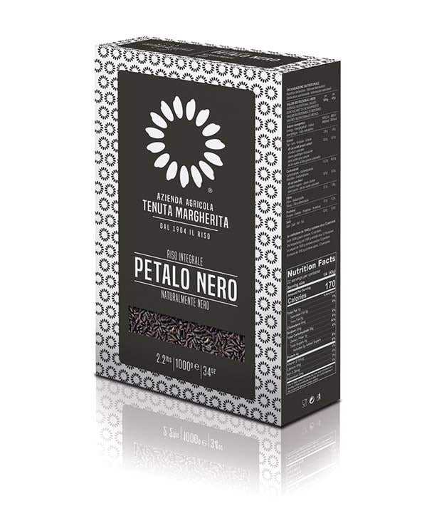 RISO PETALO NERO INTEGRALE SOTTOVUOTO TENUTA MARGHERITA KG 1