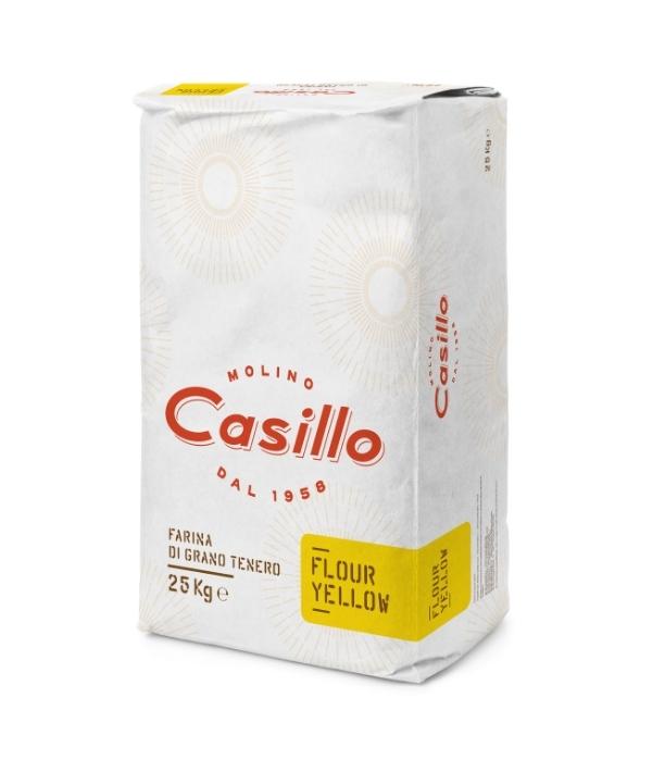 FARINA 0 PIZZA W380 GIALLA CASILLO KG 25