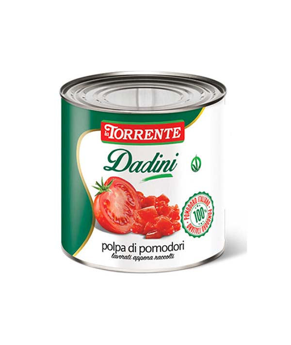 POLPA POMODORO CUBETTI LA TORRENTE KG 2,55