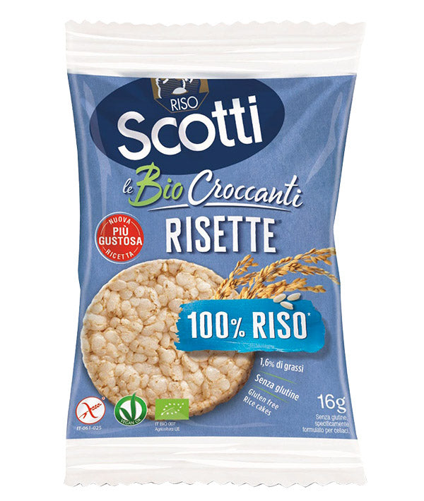 GALLETTE DI RISO BIO GR 19 MONOPORZIONE SCOTTI PZ 64