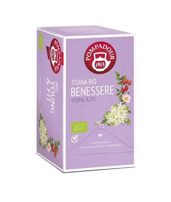 TISANA BIO WELLNESS BENESSERE GR 2,75 POMPADOUR PZ 20