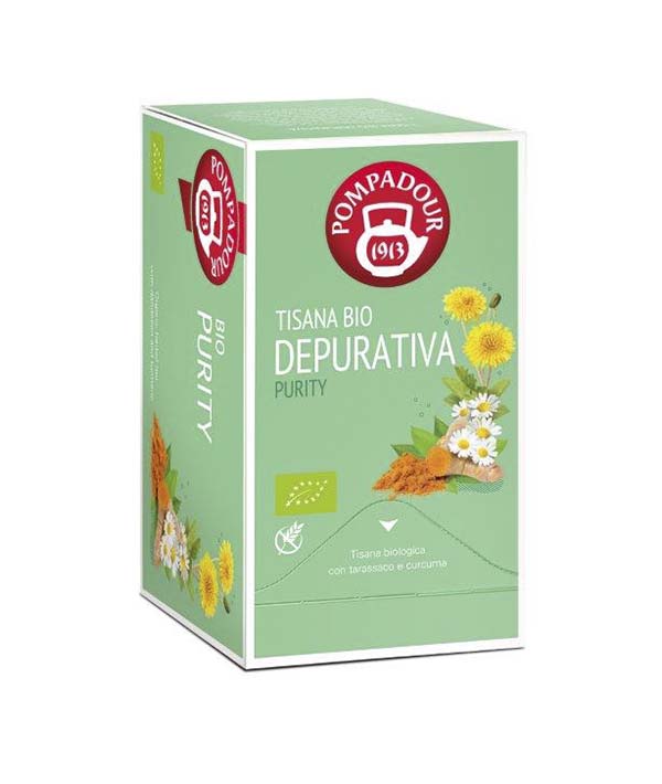 TISANA BIO WELLNESS DEPURATIVA GR 2 POMPADOUR PZ 20
