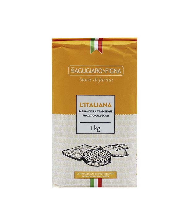 FARINA TIPO 00 100% ITALIA L"ITALIANA KG 1