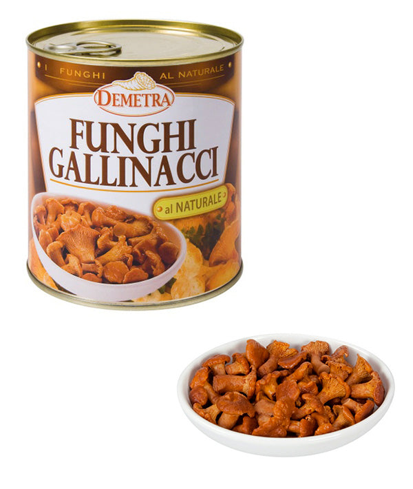 FUNGHI GALLINACCI AL NATURALE DEMETRA GR 800