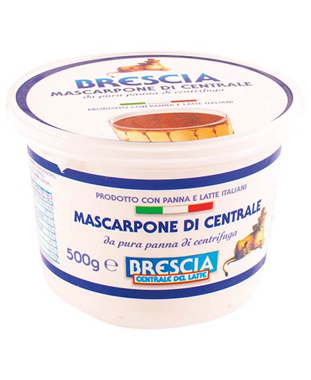 FORMAGGIO MASCARPONE MATERIA GRASSA 48% VASCHETTA
CENTRALE DEL LATTE DI BRESCIA GR 500