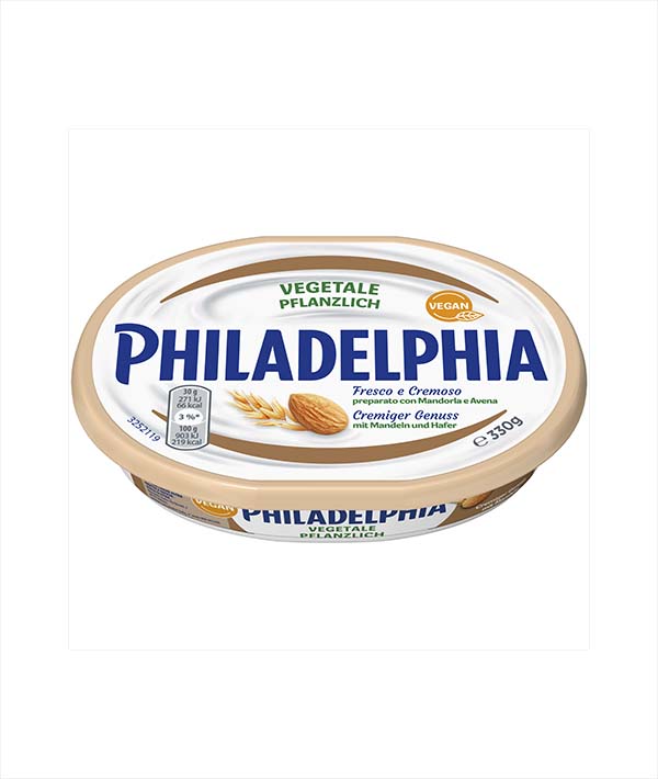 FORMAGGIO PHILADELPHIA VEGETALE 100% VEGAN GR 330