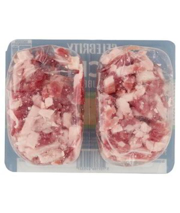 PANCETTA DOLCE A CUBETTI PZ 2X100 GR 200