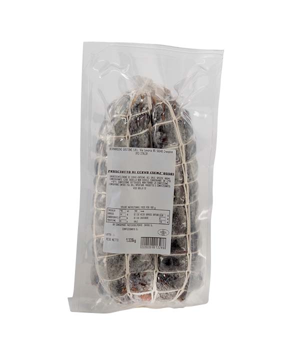 PROSCIUTTO DI CERVO SENZA OSSO SOTTOVUOTO VALDORA KG 1,4