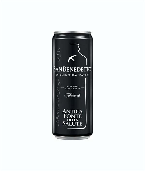 ACQUA FRIZZANTE ANTICA FONTE DELLA SALUTE LATTINA LT 0,33 SAN BENEDETTO PZ 24