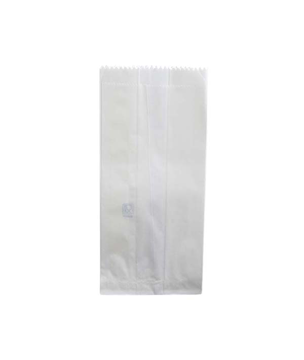 SACCHETTI DI CARTA BIANCA PER ALIMENTI CM 22X44 PZ 500