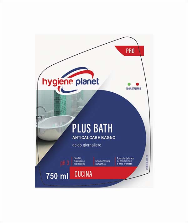 DETERGENTE PLUS BATH BAGNO SCIOGLICALCARE HYGIENE PLANET ML 750
