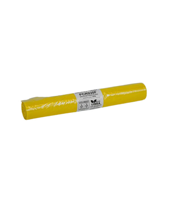 SACCO IMMONDIZIA GIALLO CM 72X110 PZ 10