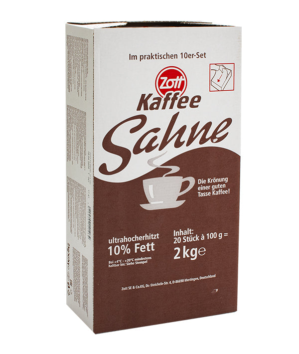 PANNA PER CAFFÈ PZ 10X10 ZOTT GR 100