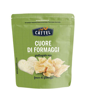 FORMAGGIO GRATTUGIATO MIX CUORE DI FORMAGGI BUSTA CATTEL KG 1