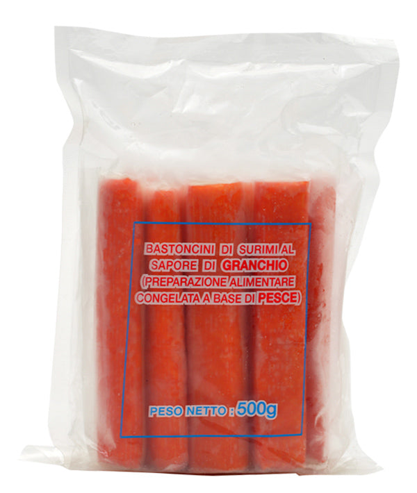 BASTONCINI DI SURIMI SURGELATI INDIVIDUALMENTE g 500