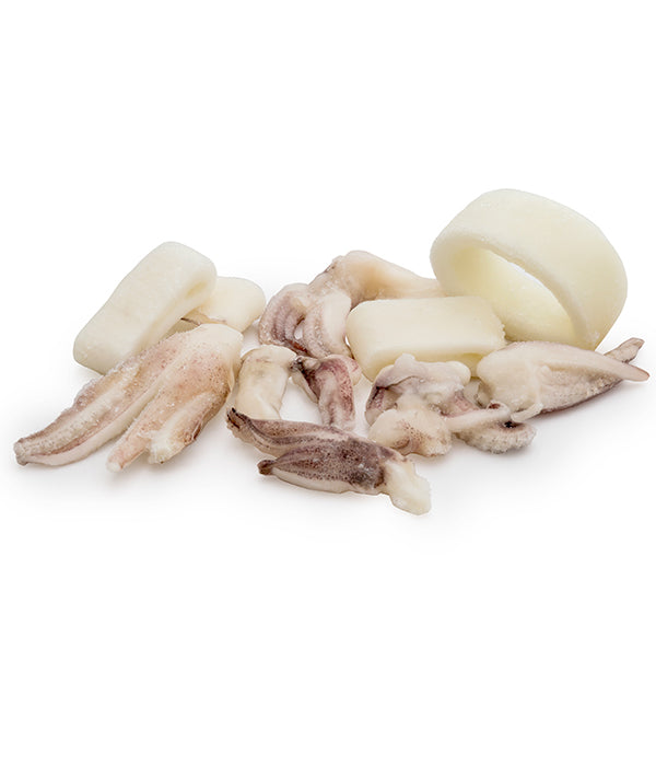 CALAMARO INDIA PULITO ANELLI / CIUFFI U10 IQF JESOLPESCA KG 4