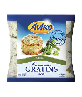 GRATIN PATATE/BROCCOLI S/GLUT AVIKO KG 1,5