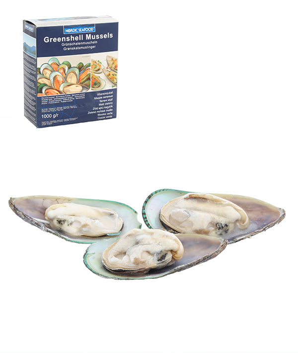 COZZA VERDE NUOVA ZELANDA META' GUSCIO PEZZI 30/50 kg 1