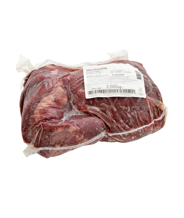 POLPA EXTRA DI CERVO UE CONGELATA KG 2,5
