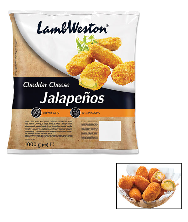 JALAPENO RIPIENI CHEDDAR PZ 28/32 L.W. KG 1