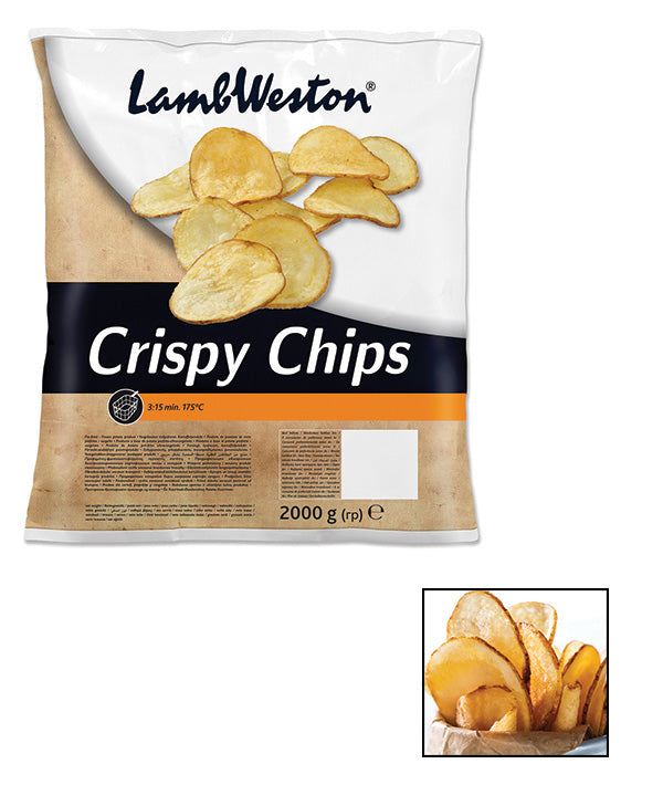 PATATE CRISPY CHIPS CON BUCCIA LAMB WESTON KG 2