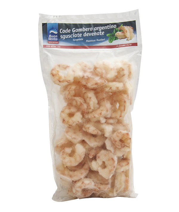 GAMBERO SENZA GUSCIO ARGENTINA 21/30 PZ/LB NATURALE DEVENATO
IQF KG 1