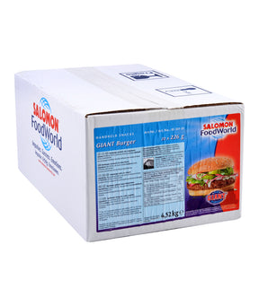 HAMBURGER BOVINO TUTTA CARNE DIAM. 15cm PZ 20X226g 
SALOMON KG 4,52
