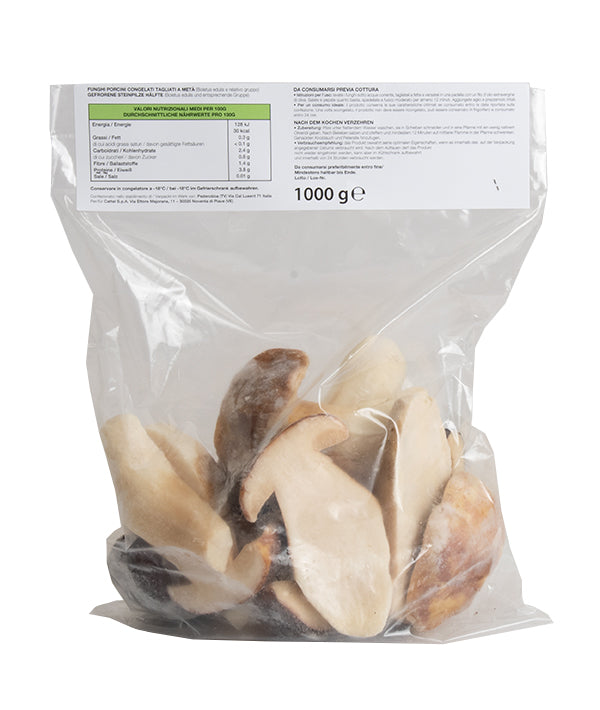 FUNGHI PORCINI EXTRA TAGLIATI A METÀ VALDORA KG 1