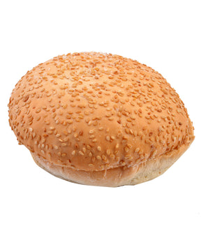 Panino maxi per hamburger con sesamo pretagliato Bentollo.